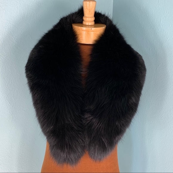 Unbranded Accessories - Black Rabbit Fur Collar